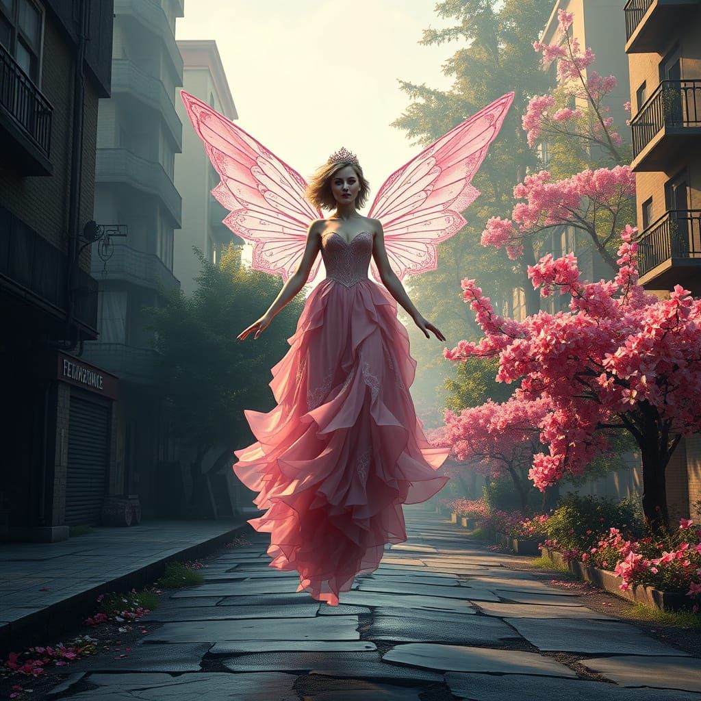 Hopeful Princess Brings Blooming Beauty to a Gritty Suburb