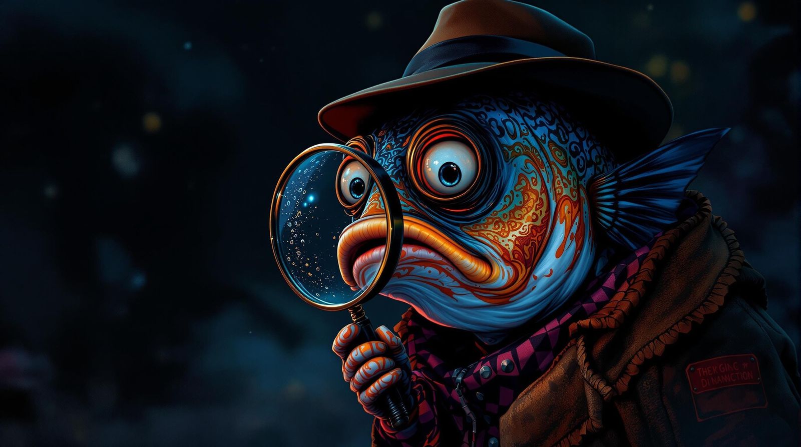 Mysterious Fish Detective Undercover