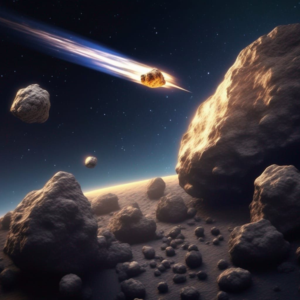 Weird Asteroid Field