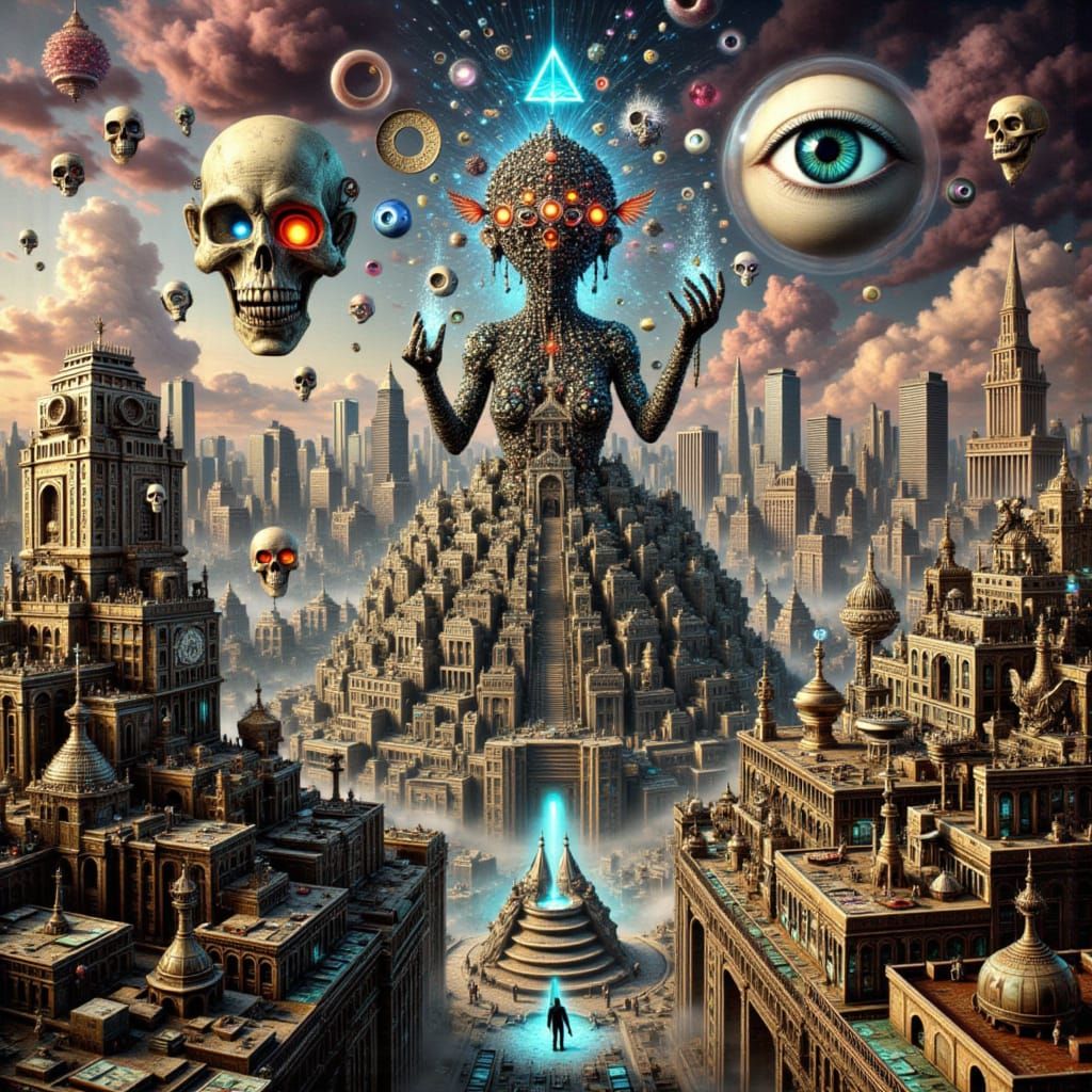 <lora:Dystopian Surrealism:1.0> <lora:Cyber-Fantasy-Punk:1.0>