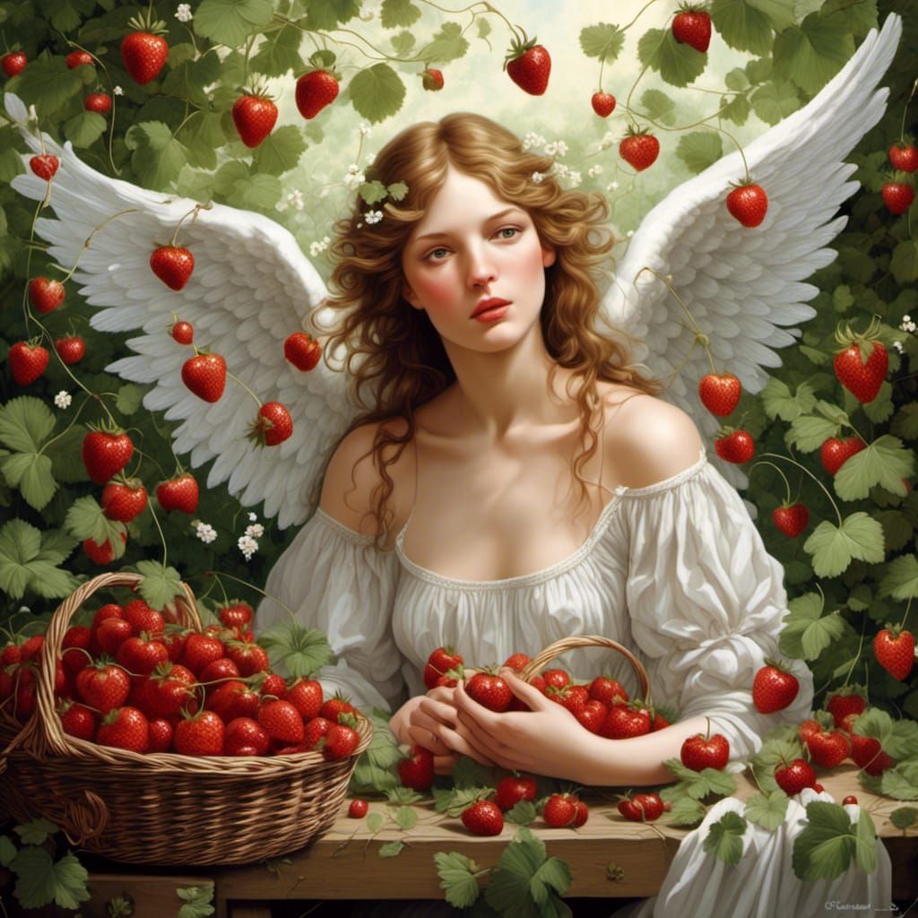 Strawberries, cherries and an angel's kiss in spring, my sum...