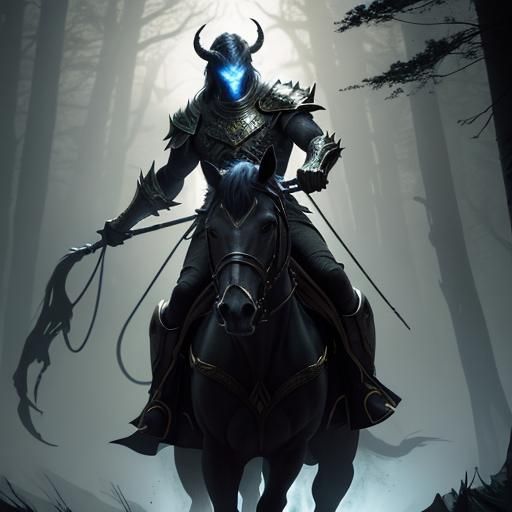 Dragonborn Centaur Guardian in Gloomy Moors