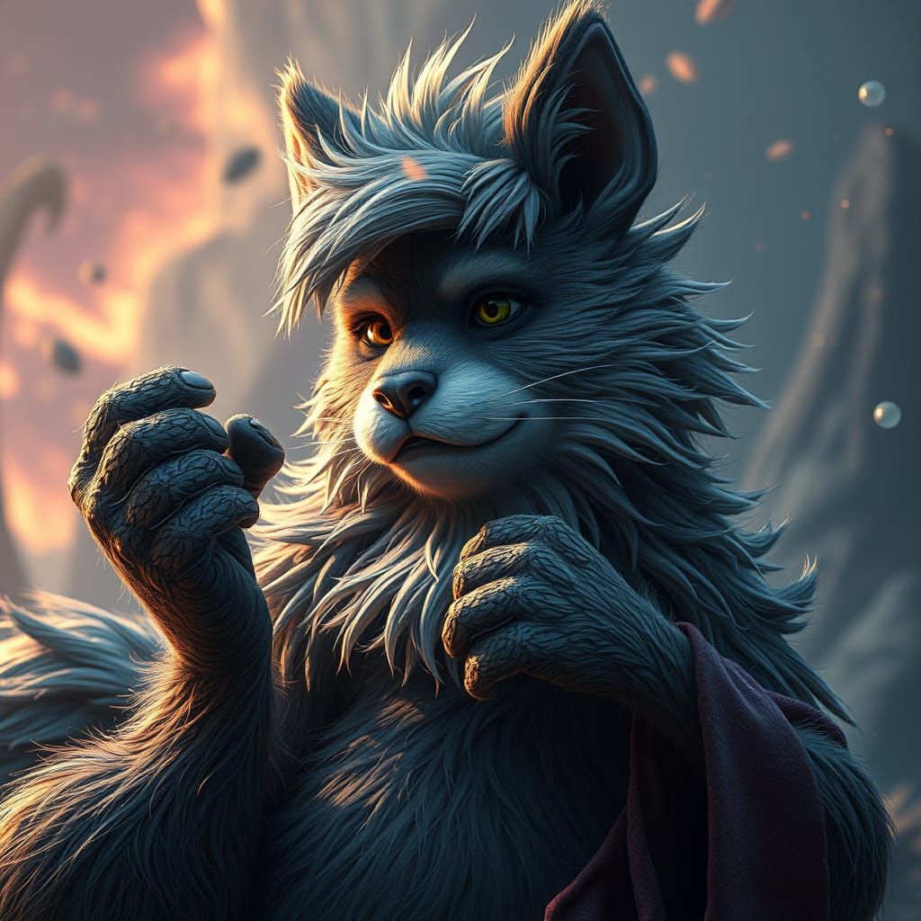 A Furry Philosopher Wrestles with Existential Dilemmas in Fa...