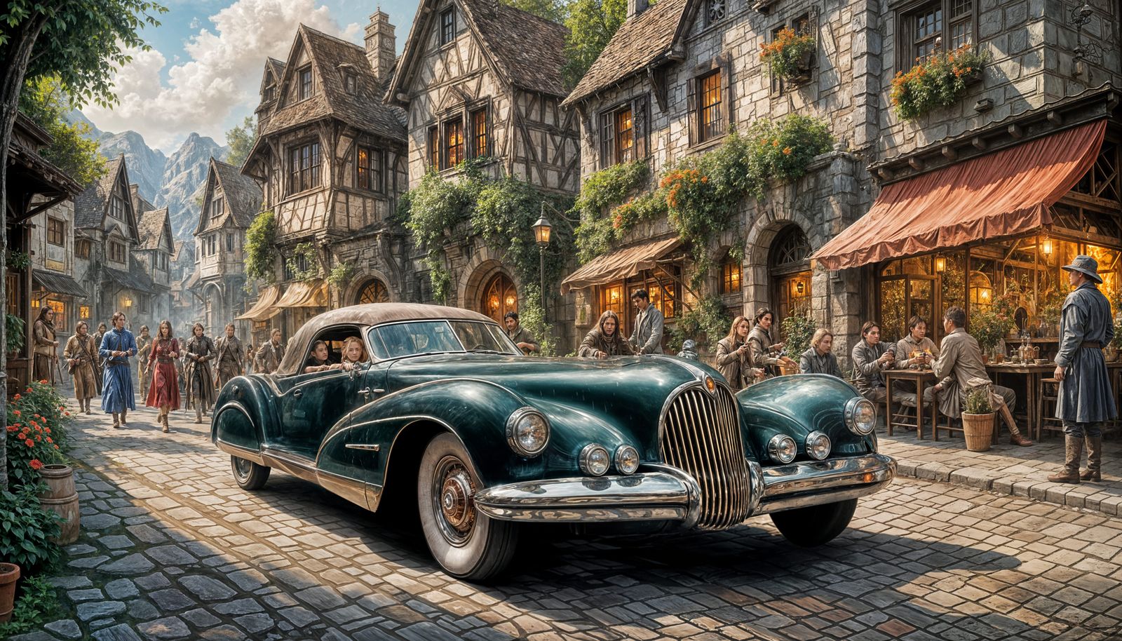 Burning Eye Amidst Fiery Rain