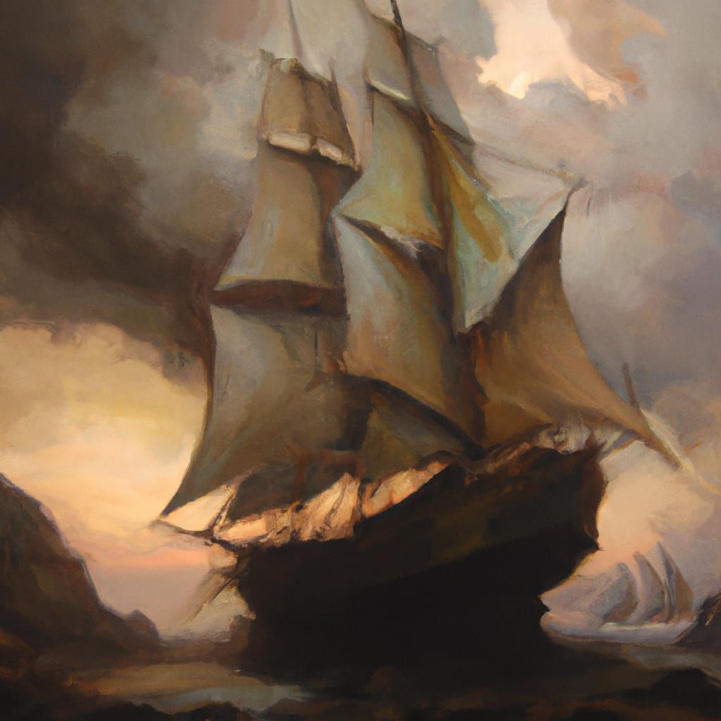 Aged Mariners with Weathered Vessels and Tattered Spirits