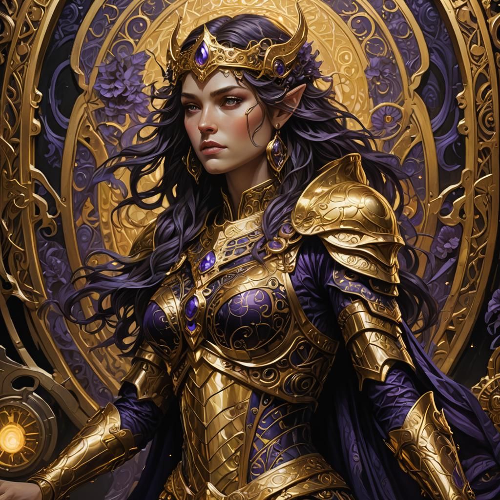 Freya's Laundry Day in Valhalla: Dark Fantasy Art