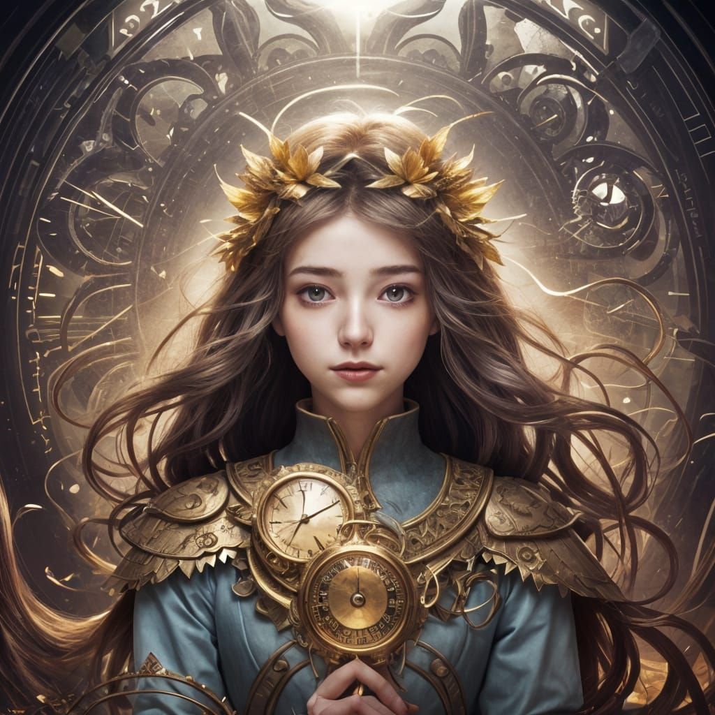 Teenage Boy as Sylph of Time