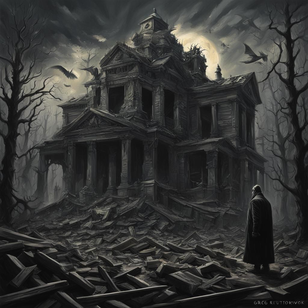 Sinister World Through Fallen Eyes: A Dark Fantasy