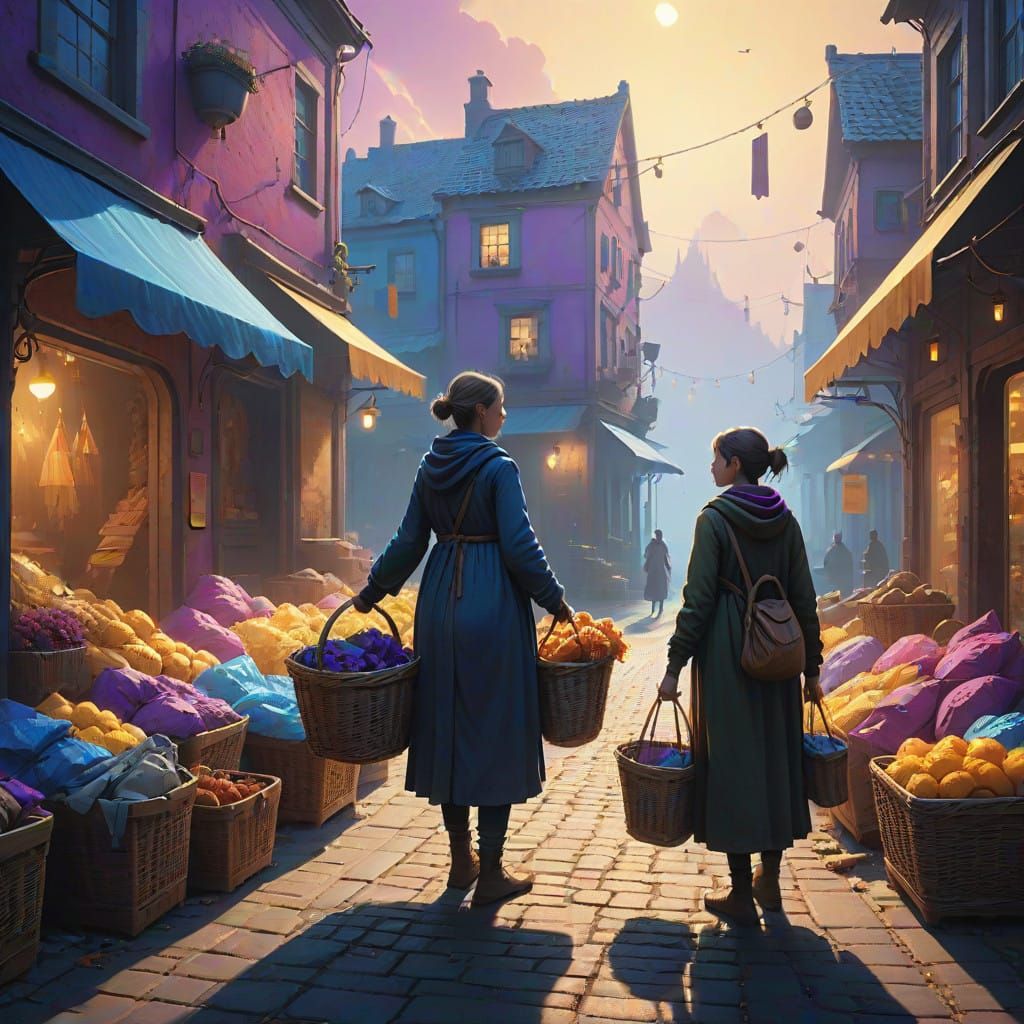 Gentle Assistant Helps Expectant Mother with Groceries