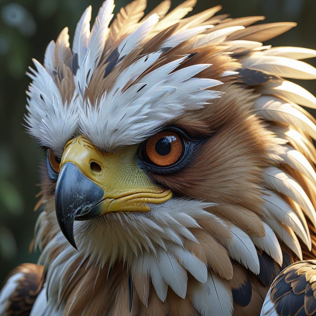 Spectacular Macro Portrait of the Philippine Eagle in Stunni...