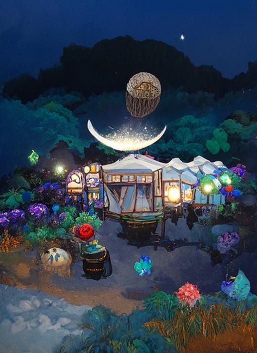 Moonlit Carnival in Stardew Valley Style