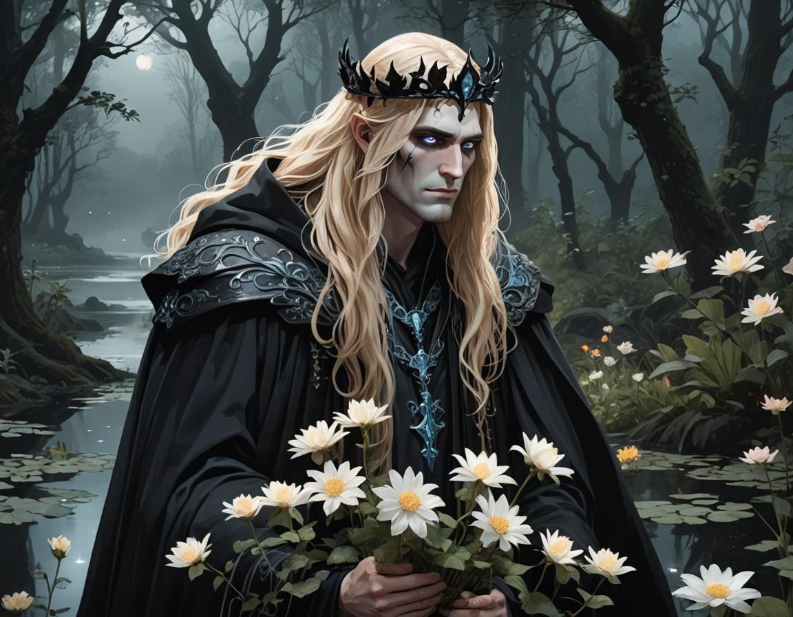 Hades in a Dark Magical Forest