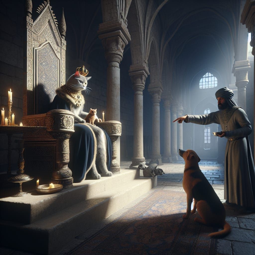 Dogs have masters….Cats have STAFF!.