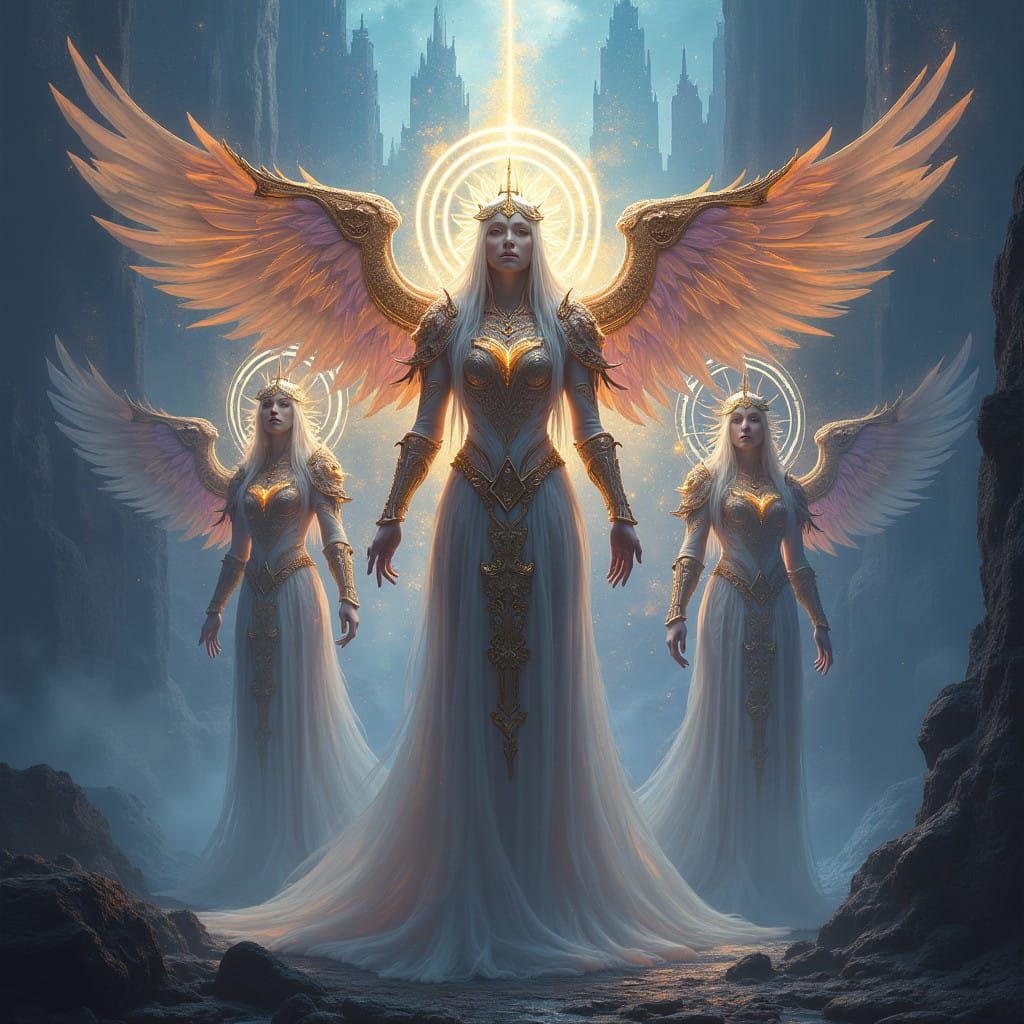 Ethereal Warriors of the Anu-Seraphim Alpha-Omega Order