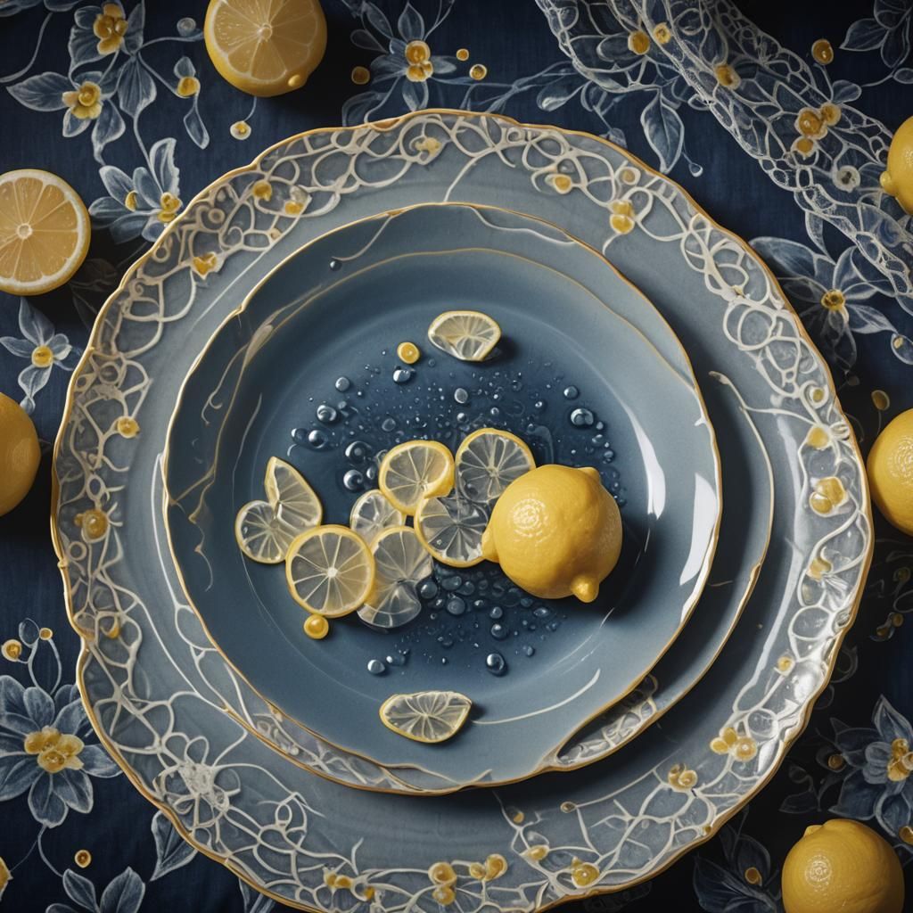 Surreal Still Life: Lemons in Morning Light