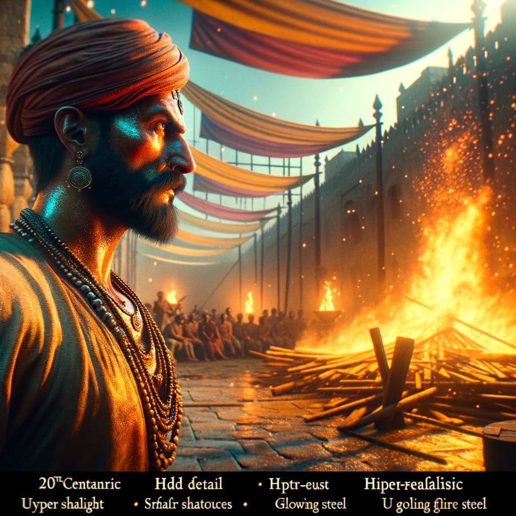 Cinematic 3D Animation of Indian Characters in Village