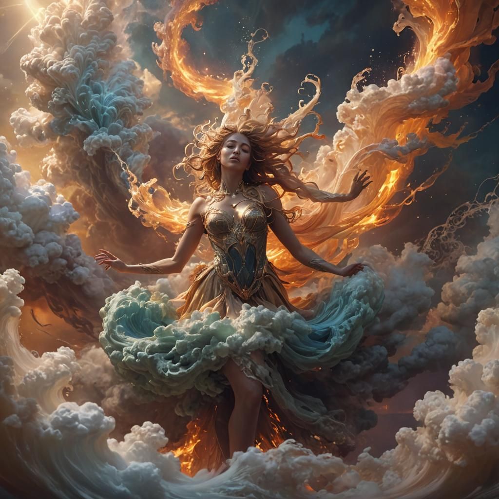 Vibrant Elemental Concept Art in Unreal Engine 5