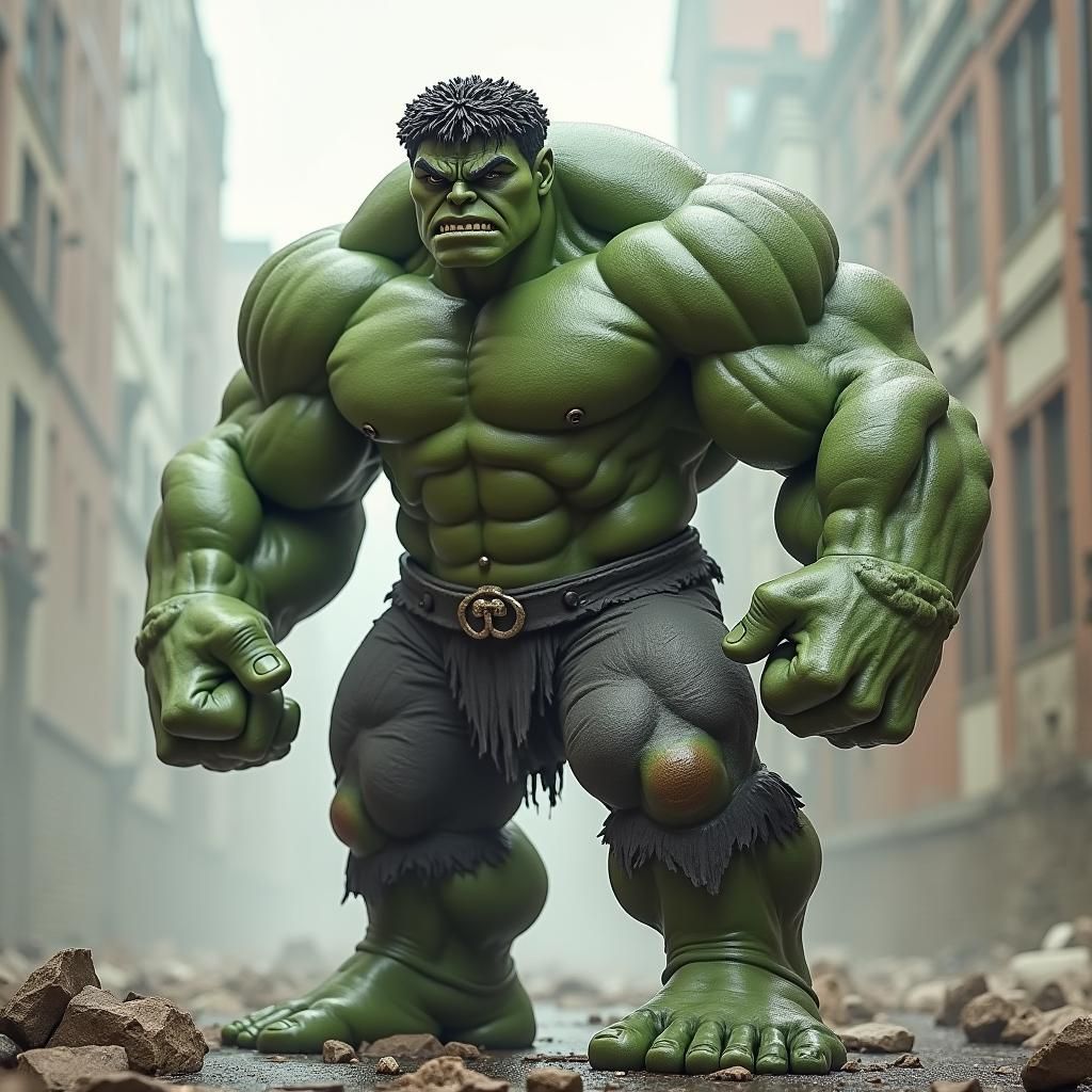 Porcelain Hulk: Strength in Fragility
