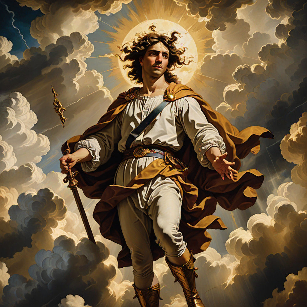 The Divine Wrath of Jehovah in Baroque Splendor