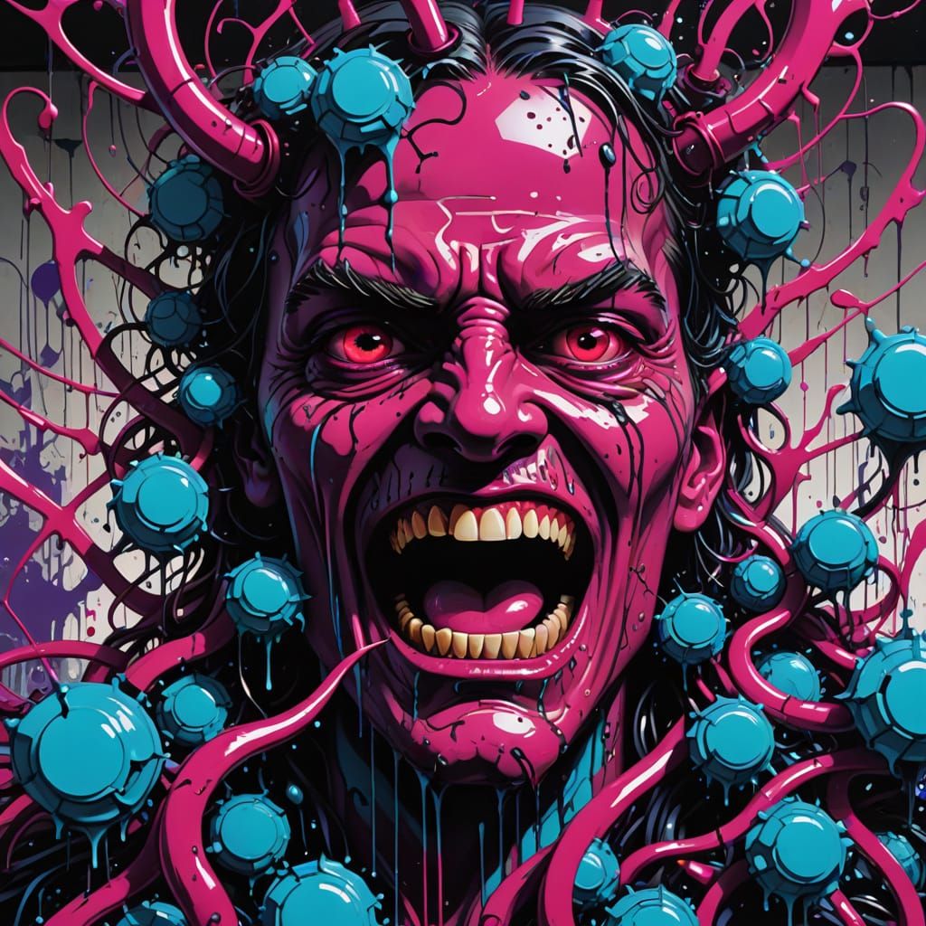 Graffiti Art: Titanic Blackberry Abomination