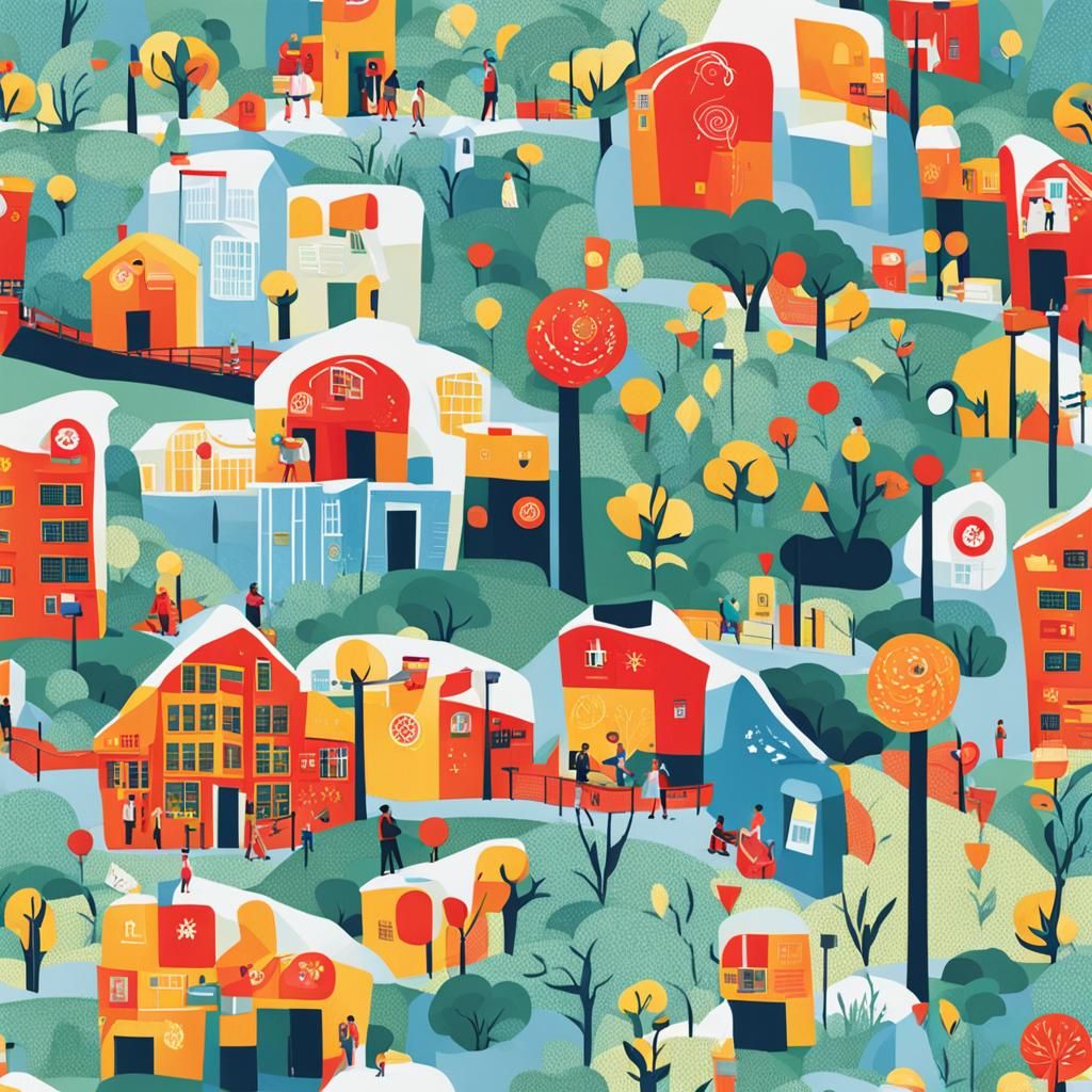 Simple AI-Generated Portrait