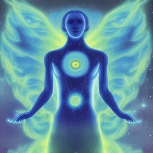 Abstract Rendering of an Astral Body