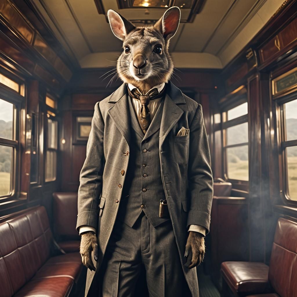 Victorian Wallaby on the Australian Orient Express