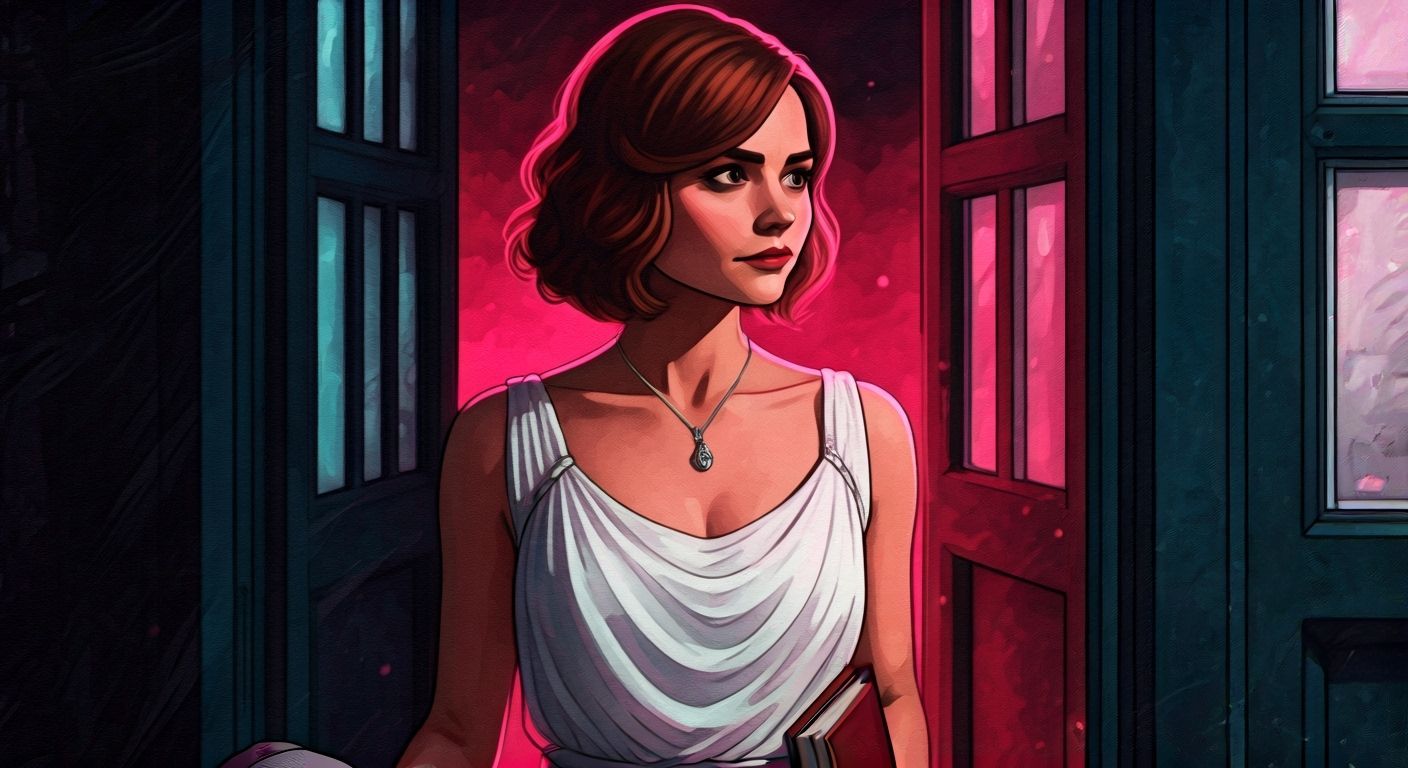 Jenna Coleman as Clara Oswald in 1920s Attire