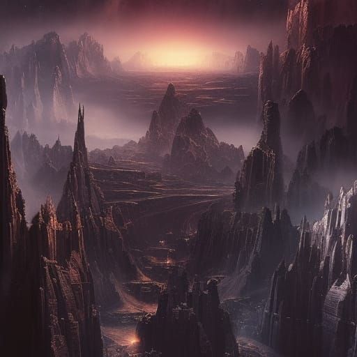 Epic Land of Stars: Digital Matte Painting