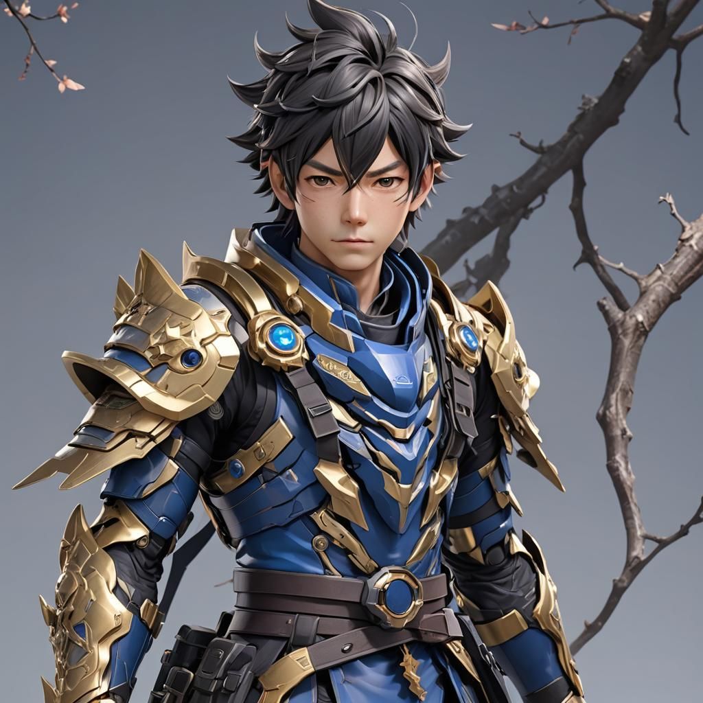 Anime Style Game Character in 3D