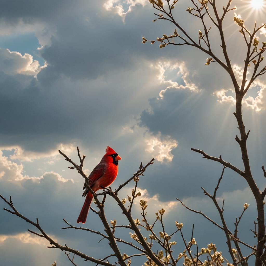 Cardinal in Divine Light