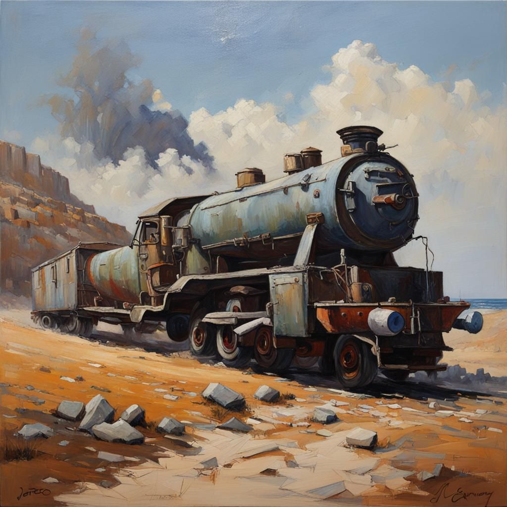 Scoro: Oil Painting Inspired by James Gurney