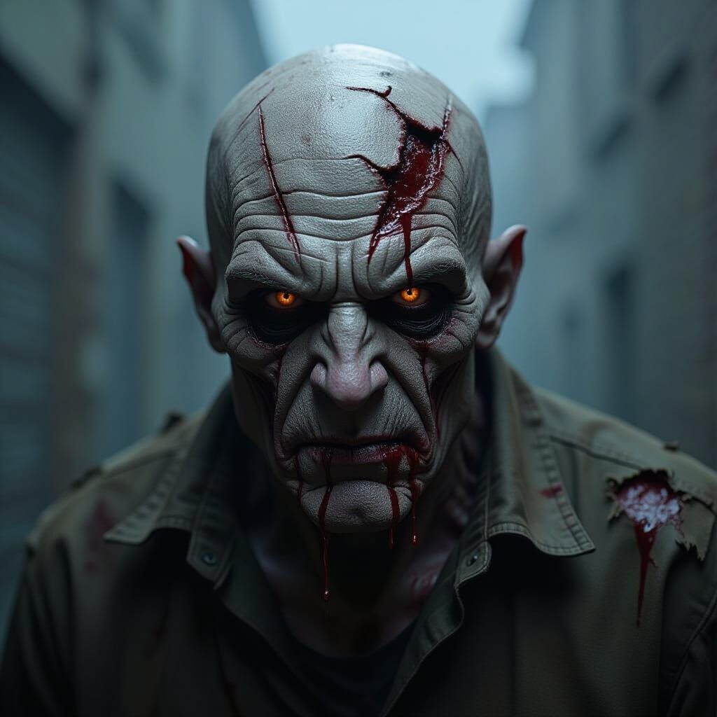 Horrifying Monster Looms in Shadowy Nightmare