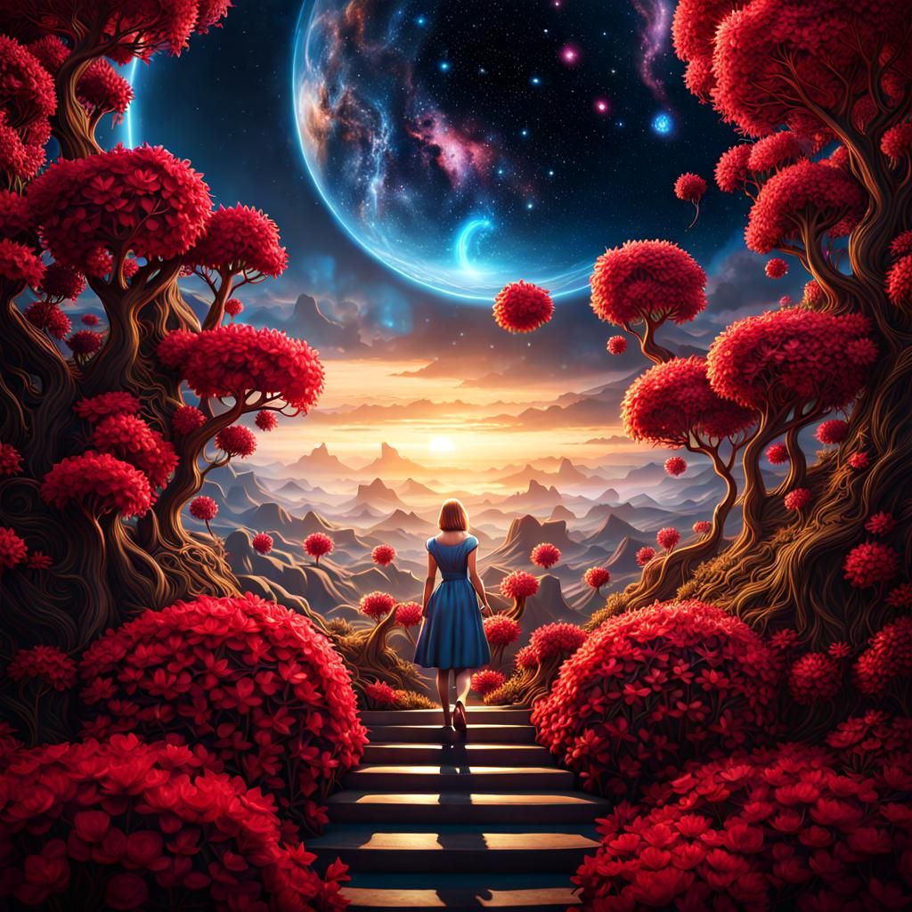 Lucy in the Sky: Detailed Matte Painting