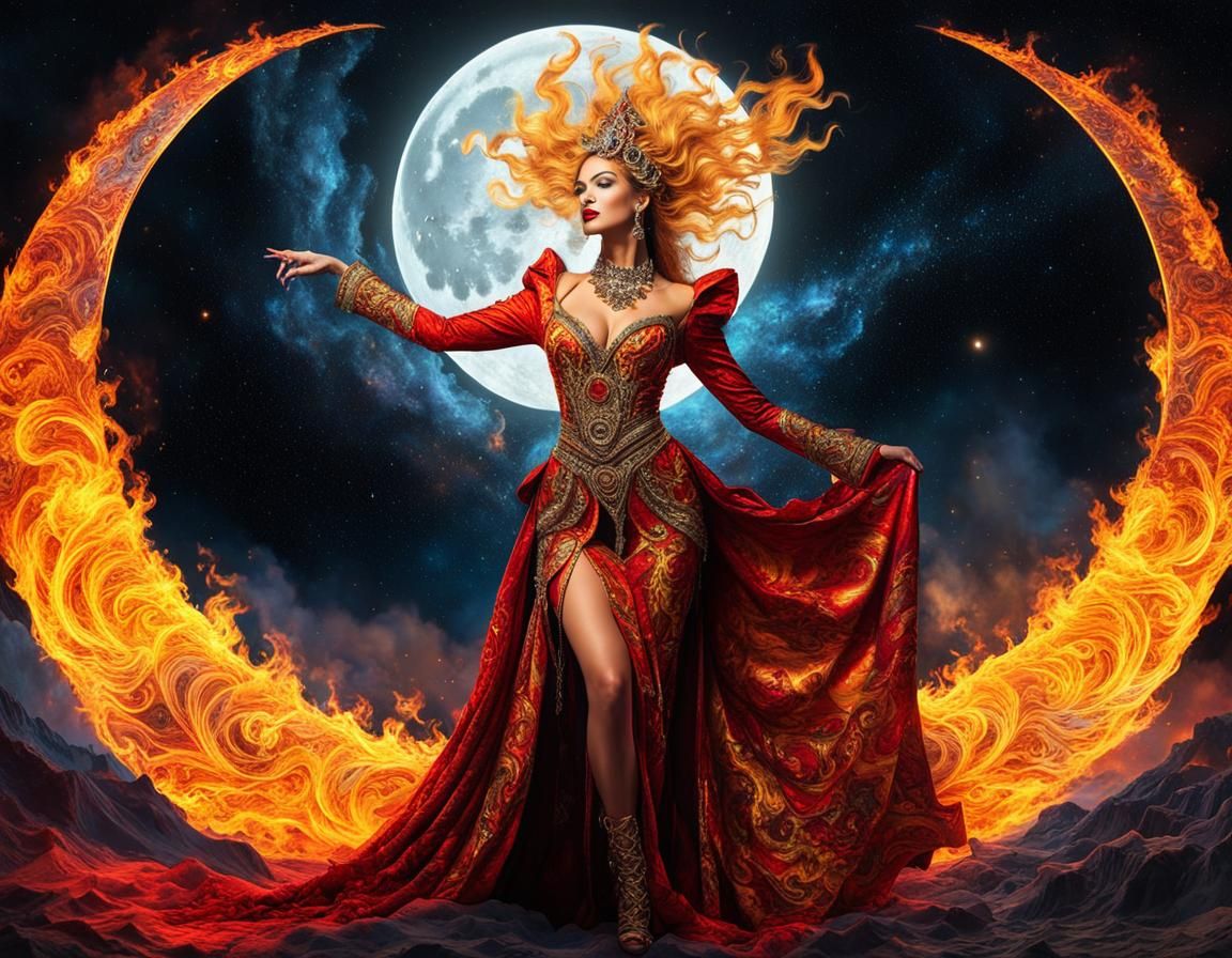 Dance on the fiery moon (#2)