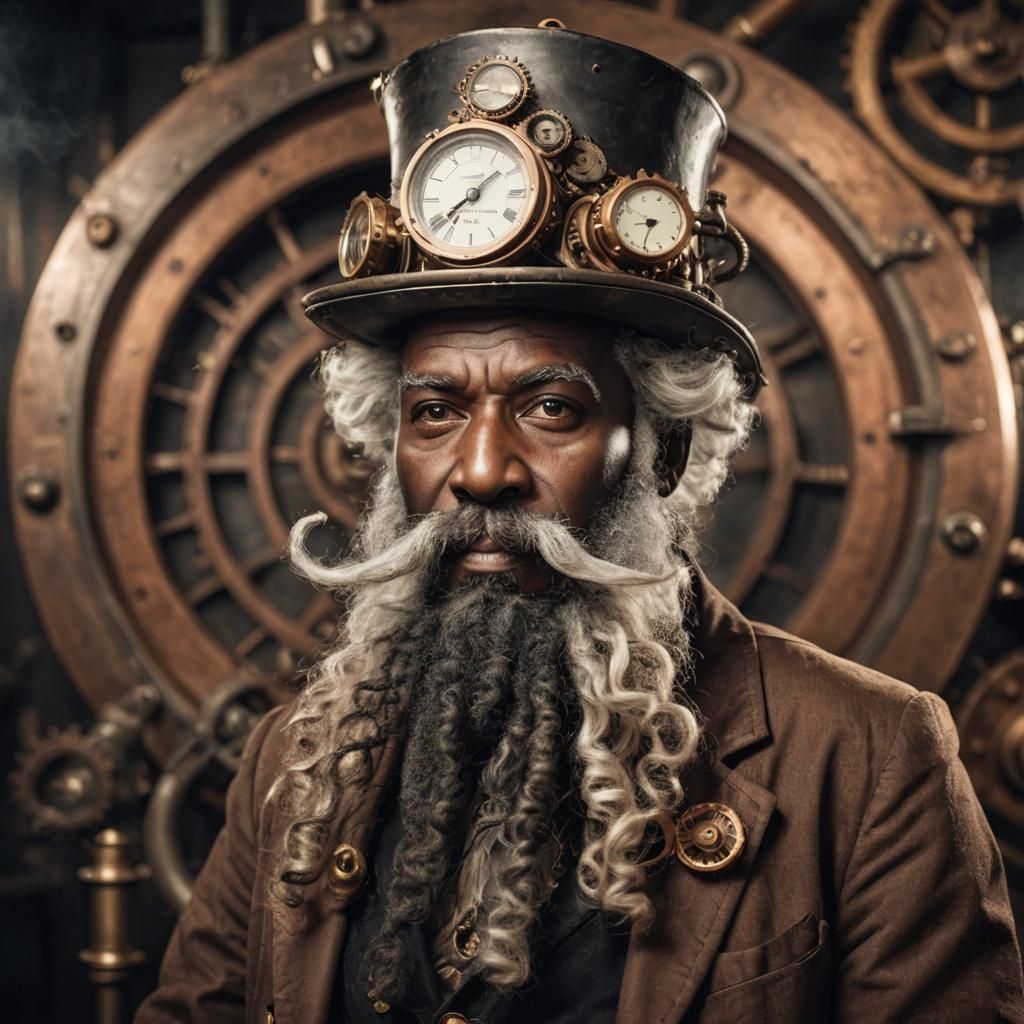 Steampunk Ringlet Beard 1