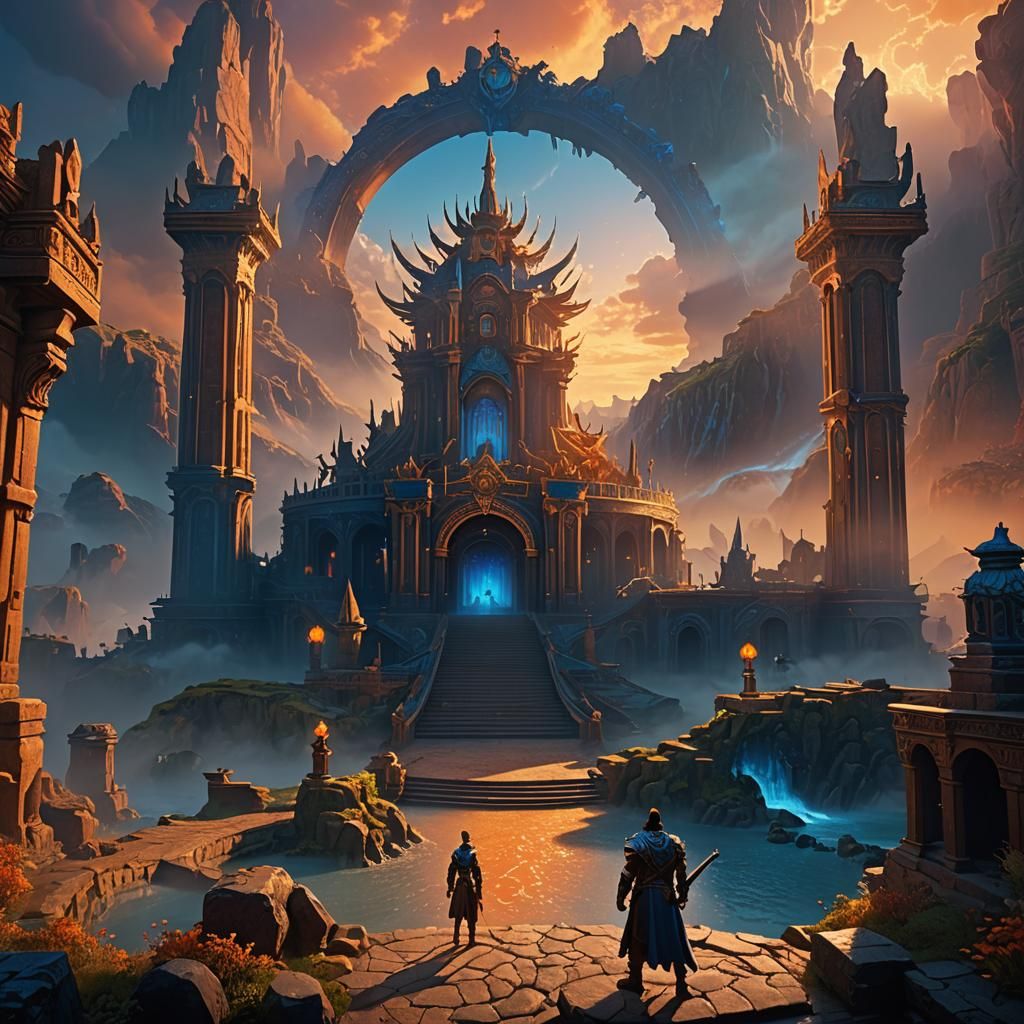 El Primo in a Fantastical Arena: Fantasy Concept Art