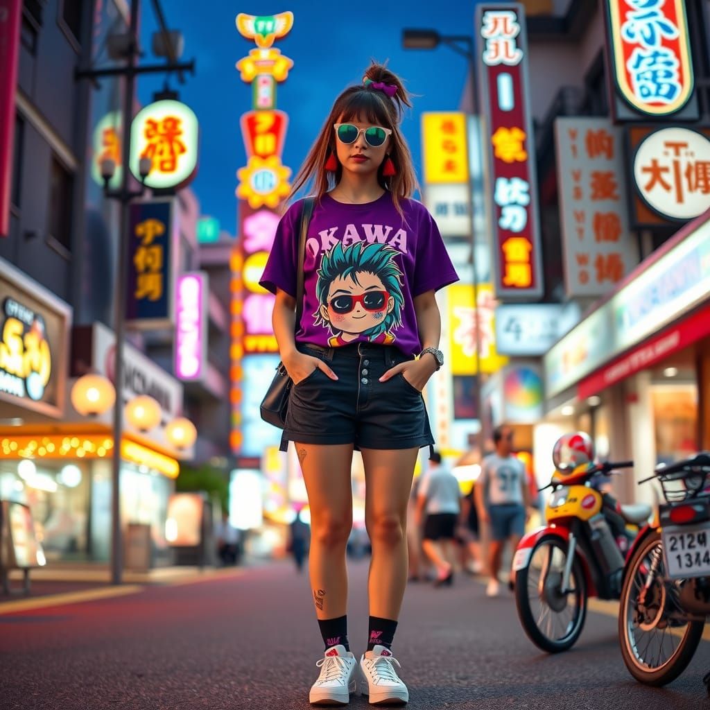 Punk Gyaru Style of Okinawa, Shibuya, and Harajuku