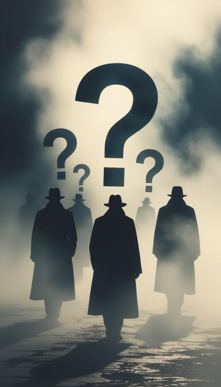 Mystery Theories Unveiled in Shadowy, Cinematic Scene