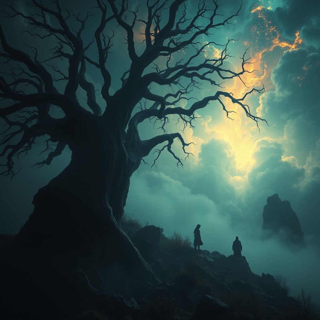 Mystical Surreal Landscape of the Troubled Mind