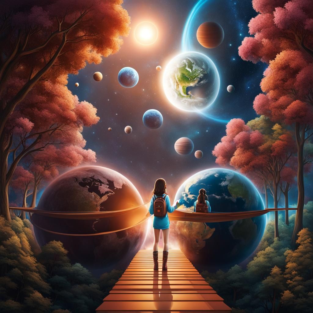 Passionate Student Dreams of Space and AI