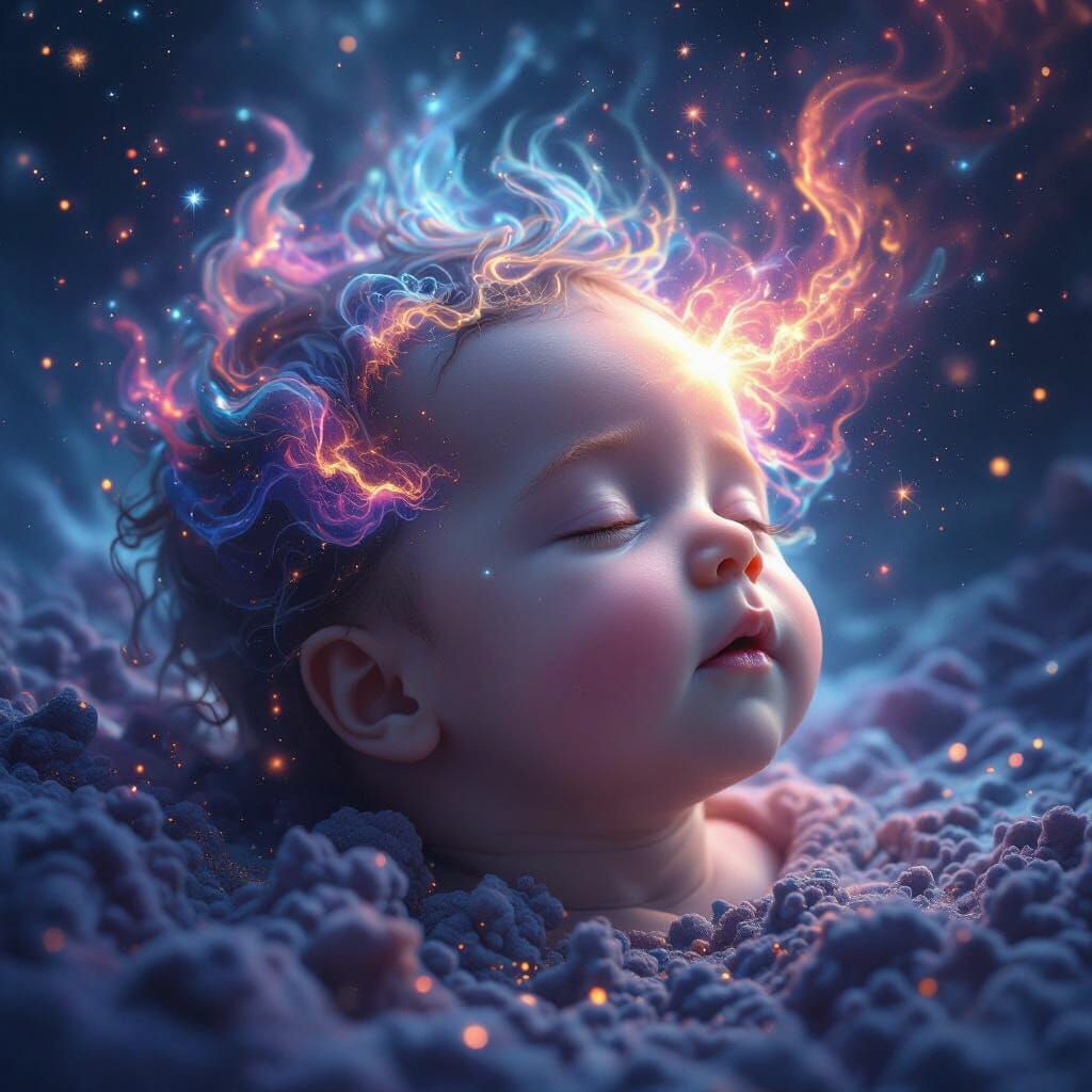 Fantastical Infant Head Nebula Explosion