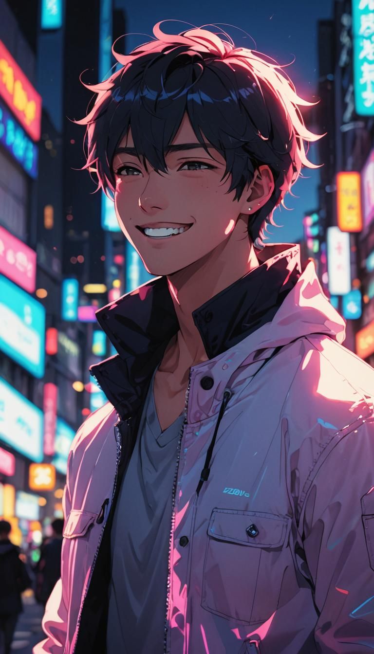 Chill Anime City Vibes in Neon Dreamscapes