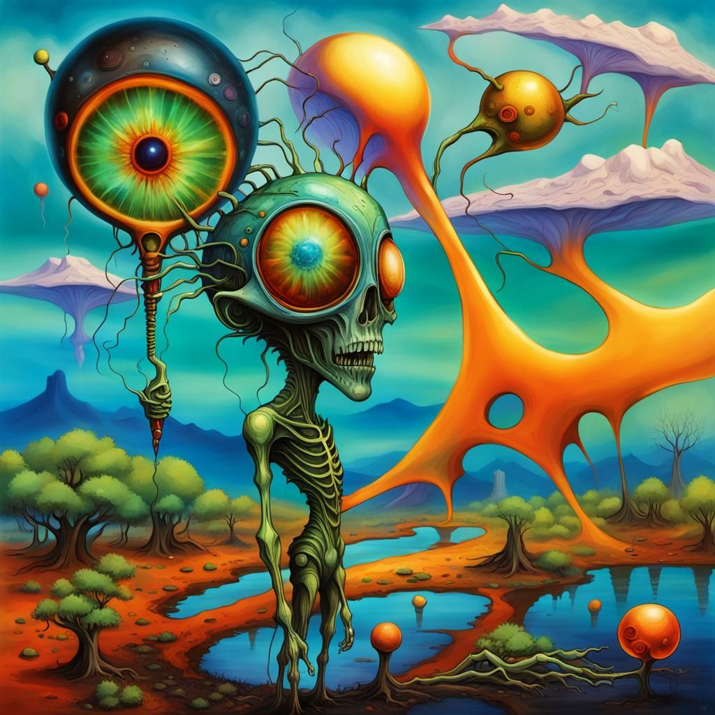 Alien Civilization in Hot Mud: Biopunk Retrofuturism