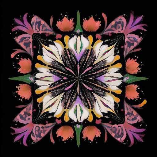 Calla Lilies with Paint Splatter Cross Illustration