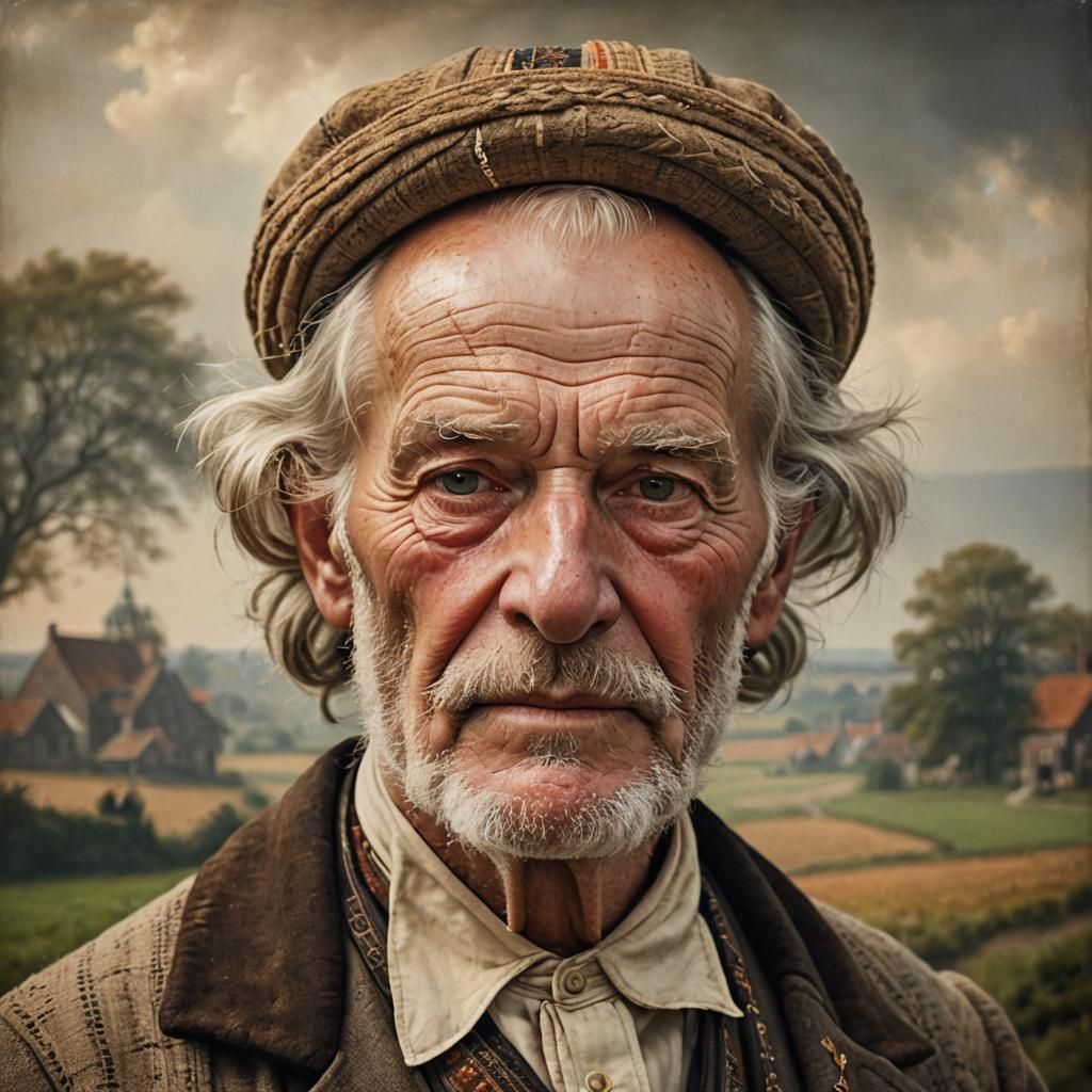 Dutch Golden Age Portrait of Elderly Man