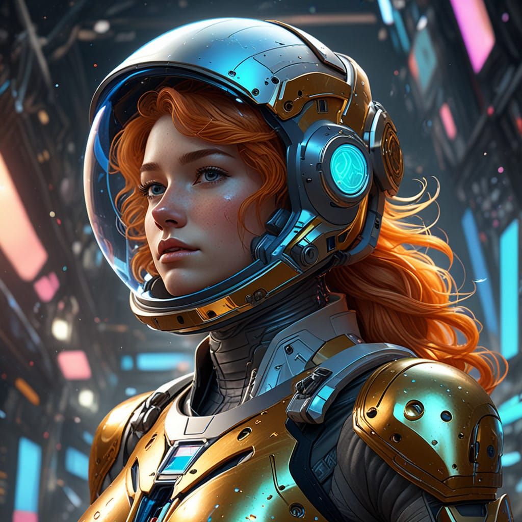 Cosmic Beauty in Space-Ready Armor