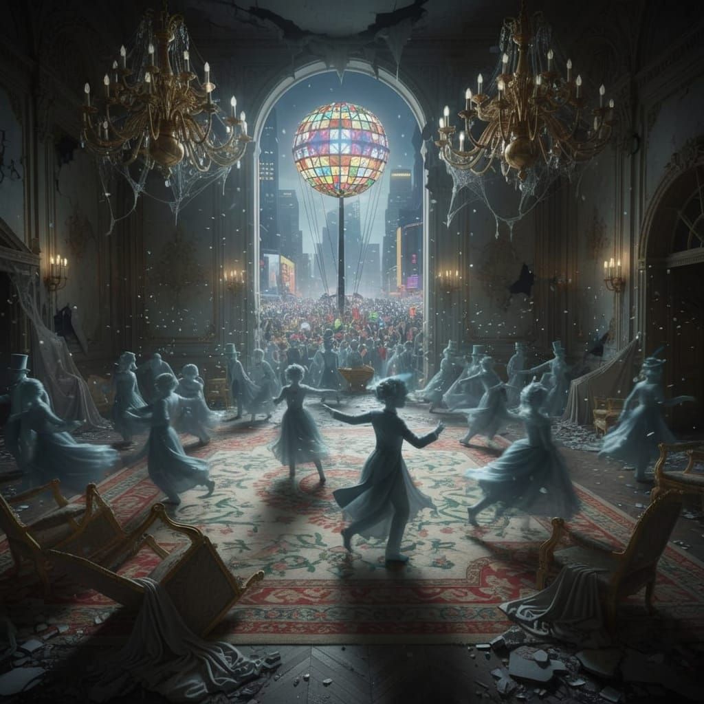 Times Square Ball Drop Celebration