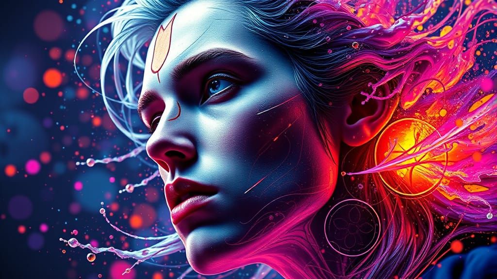 Neo Classical Hyperwave Portrait