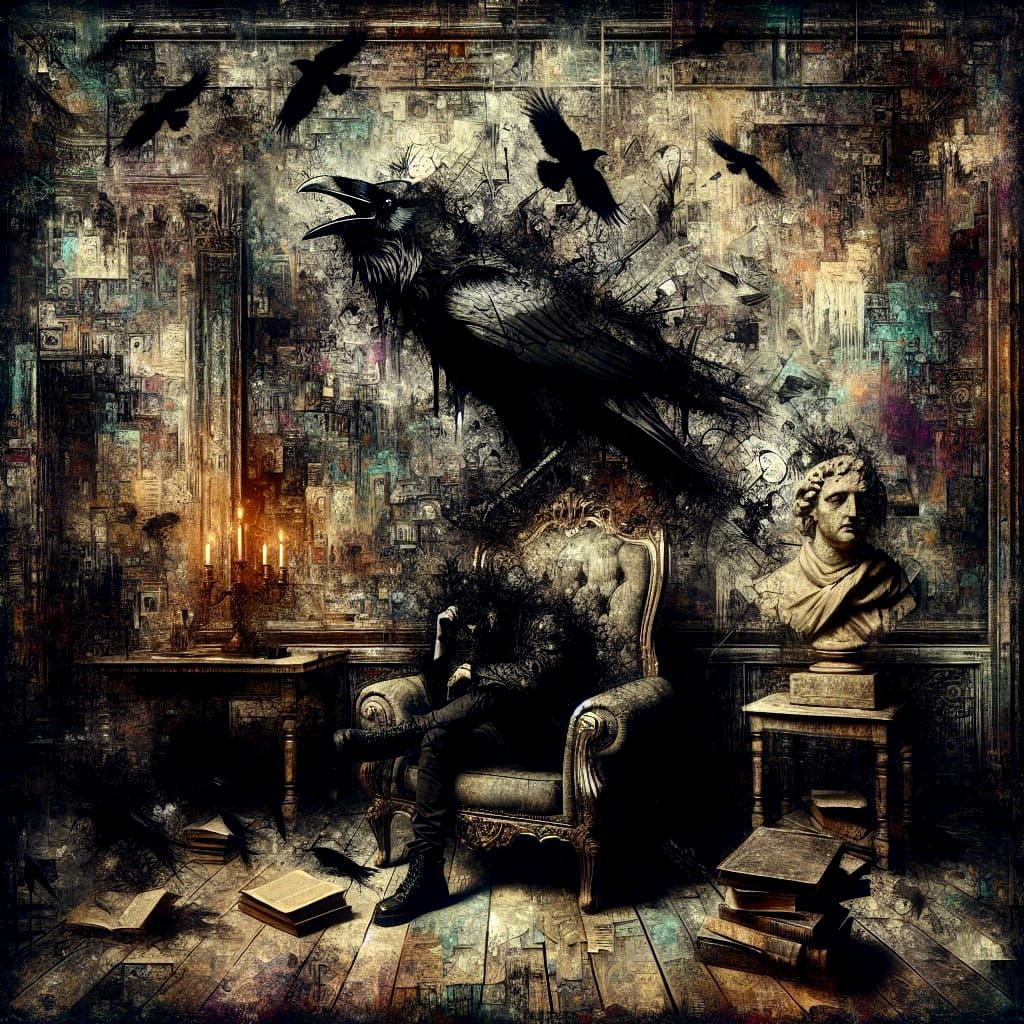 Ethereal Urban Gothic in Hypermaximalist Style